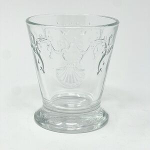 La Rochere Versailles Nautical Shell Embossed Double Old Fashioned Glass Tumbler